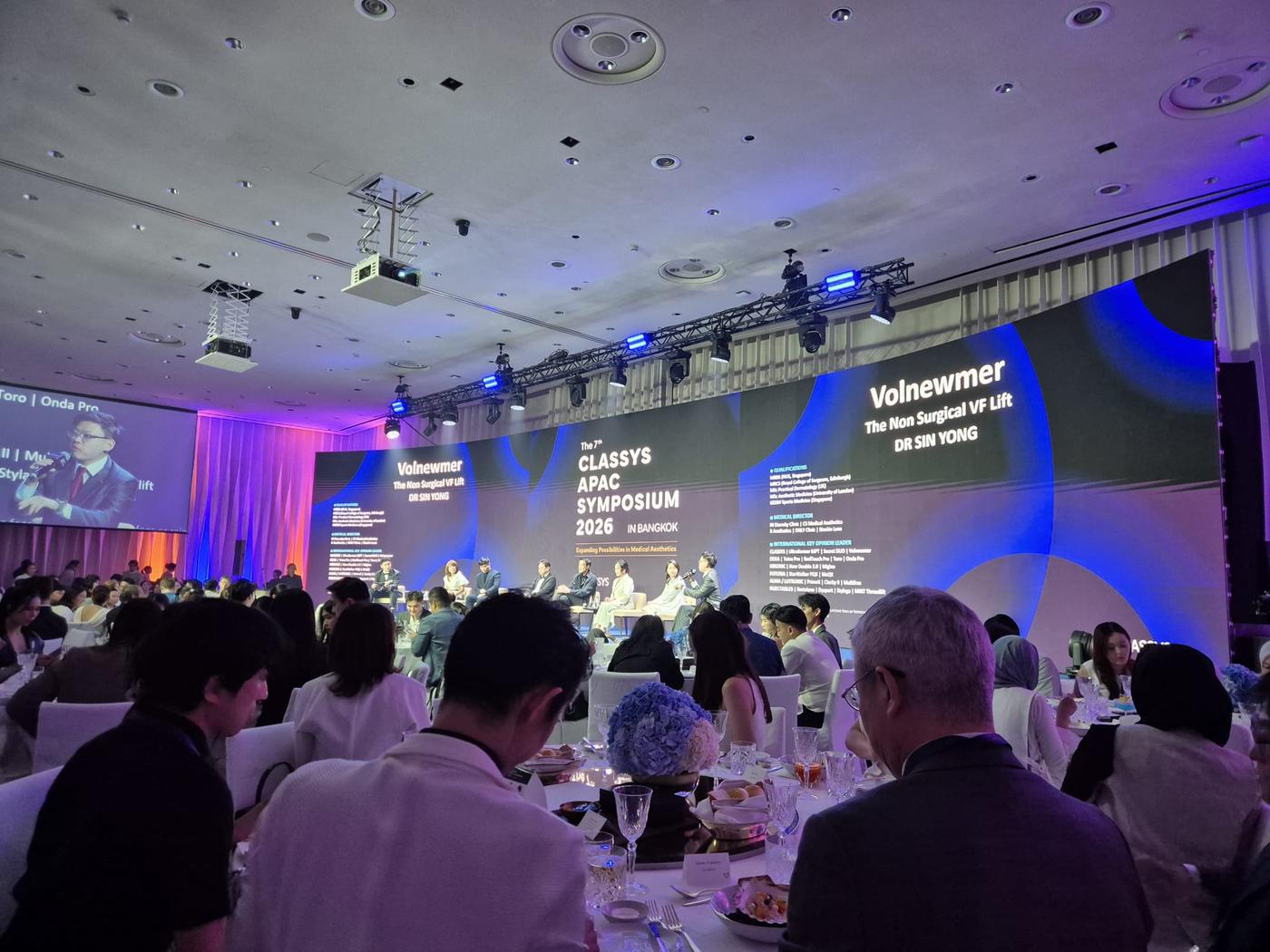 Dr Sin Yong lecture slide — Volnewmer Non Surgical VF Lift at CLASSYS APAC Symposium 2026